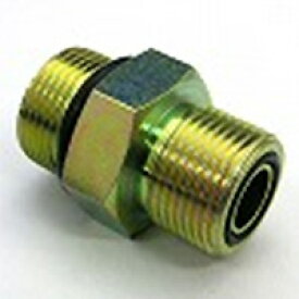 鉄製高圧継手 ORBタイプ並行ユニファイオネジ（フェイスシールタイプ）×平行ガスオネジ（根元Oリング付）ORB-19U08 | 1・3/16U×G1/2(mm)