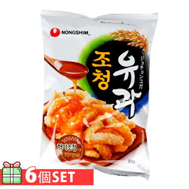 [農心]ジョチョンユガ80g 6個セット(170円×6個) スナック 韓国お菓子 韓国食品