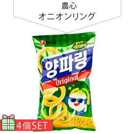 [農心] オニオンリング84g 4個セット(260円×4個) おやつ スナック 韓国お菓子 韓国食品