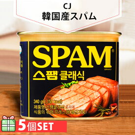 [CJ]韓国産スパム340g 5個セット(950円×5個) 韓国食品 韓国食材 ハム