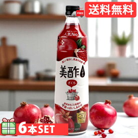 [CJ]プチジェル 美酢 ミチョ ざくろ味 6本セット(650円×6本) 送料無料 ミチョ 美酢 ダイエット酢 健康酢 酢飲料 飲むお酢 健康飲料 韓国飲み物