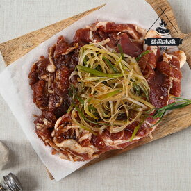 [凍] ヤンニョム(味付け)豚プルコギ（白髪ネギ入り）400g キャンプのBBQ用 お肉 韓国料理 韓国食品 韓国食材