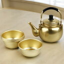 [酒器]やかんセット1L用（やかん1個+コップ4個） マッコリ用やかんセット