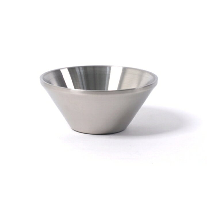 楽天市場 韓国 かき氷 パッピンス 器 中空二重ステンレス カップボウル 3号 14cm シャープなデザイン 韓国鍋食器卸センター楽天市場店