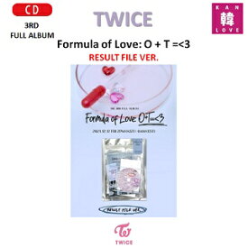 【おまけ別送】TWICE【Formula of Love】★THE 3RD SPECIAL FILE VER ★ 3集 スペシャル トォワイス /おまけ：生写真+トレカ(8809755509484)