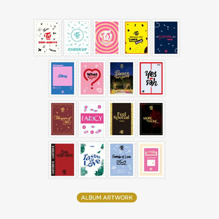 楽天市場】【おまけ付き】TWICE公式グッズ☆【EXHIBITION STAMP 