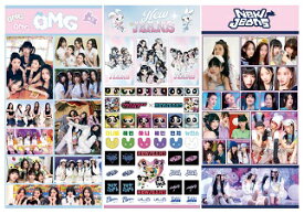 【おまけ付き】NewJeans ステッカー【OMG + GET UP】シール メンバー選択可能/おまけ：生写真+トレカ(7070231103-01)