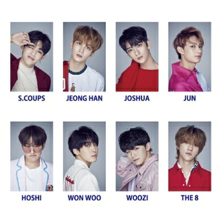 楽天市場】【おまけ付き】SEVENTEEN トレカ 14種セット（グレー背景 