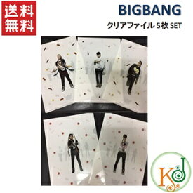 BIGBANG/クリアファイル 5枚 SET[全身]/2011BIGBANG CONCERT[BIGSHOW]公式GOODS(10002830)