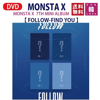 楽天市場】【おまけ付き】MONSTA X ミニ 7集アルバム【 FOLLOW - FIND 