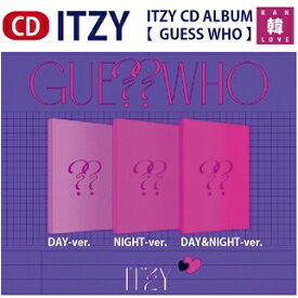 【おまけ付き】ITZY CD ALBUM【 GUESS WHO 】イッジCDイッチアルバム JYPランダム/おまけ：生写真(8809633189661-01)