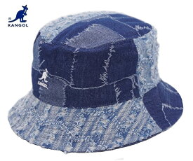 KANGOL カンゴール ハット 帽子 DENIM MASHUP BUCKET デニム マッシュアップ バケット おしゃれ ブランド 定番 人気 ギフト プレゼント メンズ レディース