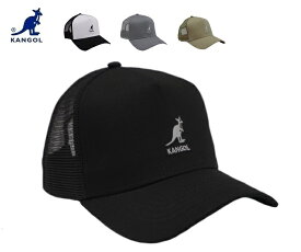 KANGOL カンゴール キャップ 帽子 SMU LOGO TRUCKER MESH CAP ロゴ トラッカー メッシュ キャップ ブランド 定番 人気 ギフト プレゼント 春 夏 秋 メンズ レディース 深め つば 長い