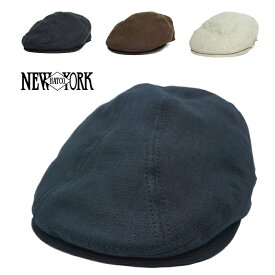 NEW YORK HAT ニューヨークハット 帽子 ハンチング キャップ #6262 Linen 1900 リネン1900 おしゃれ