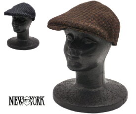 NEW YORK HAT ニューヨークハット 帽子 ハンチング キャスケット キャップ #9073 Harris Tweed Pub ハリス ツイード パブ ハンチングブ おしゃれ