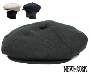 NEW YORK HAT �j���[���[�N�n�b�g �X�q �L���X�P�b�g �L���b�v 6212 Linen Newsboy ���l�� �j���[�X�{�[�C ������� ���̓� �v���[���g 20�� 30�� 40�� 50�� 60�� 70��