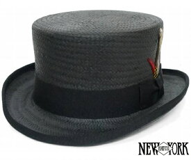 New York Hat ニューヨークハット 帽子 #2203 Toyo Top Hat トーヨートップハット おしゃれ ストローハット 夏用