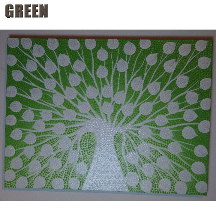 楽天市場】BALI ドットアート/[TREE] 60×80cm 送料無料 アートパネル  
