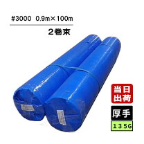 楽天市場】ブルーシート 原反 100m ＃3000の通販