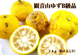 観音山ゆず：訳ありB級品　1kgやんちゃ坊主