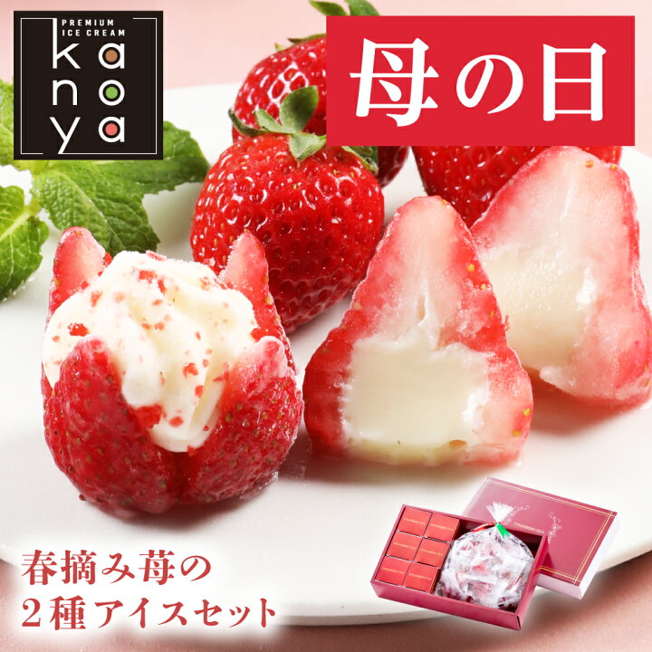 楽天市場 マラソン限定10 Offクーポン アイスクリーム ギフト 母の日 アイス スイーツ 詰め合わせ おしゃれ 業務用 内祝い 引っ越し挨拶 出産内祝い 快気内祝い 結婚祝い お祝い 贈り物 ご挨拶 お花のようないちごアイス 苺アイスクリームセット 鹿野屋 Kanoya