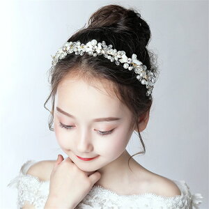 ヘアアクセサリー カチューシャ 発表会 キッズ 子供 フラワーカチューシャ ヘアバンド 髪飾り 花冠 ヘッドドレス フラワー 花 おしゃれ 可愛い 女の子 赤ちゃん フォーマル ピアノ 花びら フ