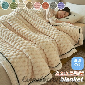 ふわとろ毛布 ブランケット 洗える ふわもこ毛布 もこもこ毛布 毛布 とろとろ シングル/セミダブル ダブル クッションカバー 布団 掛け毛布 膝掛け ひざ掛け 掛け布団 おしゃれ あったか 暖かい 厚手 ソファカバー インテリア ハーフケット 寝具 お昼寝ケット 四季通用