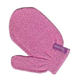 Showerson faceシャワーソン・フェイス 1枚(片手分）色はピンクのみ 【メール便可】あかすり ミトン 手袋 肌に優しい 特許繊維 肌を傷つけない 気持ちいい 柔らかい ロロリア