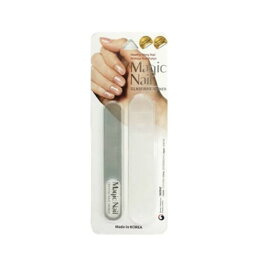 Magic Nail マジックネイル クリアタイプ ガラス ネイル シャイナー 爪磨き ネイルファイバー ぴかぴか ツルツル ！ ケース付き こするだけでガラスのようにキラキラの爪