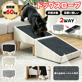 【P5倍＆マラソンSALE!799円OFF⇒7198】RAKU ドッグスロープ スロープ/オットマン1秒切替可能 広め幅40cm 防滑 ドッグステップ 足腰にやさしい ソファ用 ベッド用 クッション 小型犬 老犬対応 ペット 折り畳む