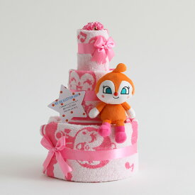 おむつケーキ アンパンマン 出産祝い 名入れ ギフトセット グッズ オムツケーキ ぬいぐるみ 人形 28種類 バスタオル フェイスタオル 男の子 女の子 送料無料 ギフト キャラクター ダイパーケーキ 豪華 赤ちゃん 専門 ひな祭り 節句 出産記念品