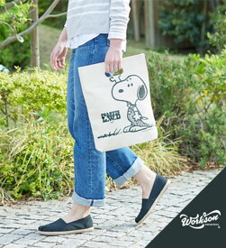 【当日発送】WSP With me tote トートバッグ スヌーピー SNOOPY 　シンプル　おしゃれ