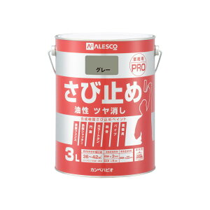油性さび止めPRO 3L 業務用さび止め 鉄部塗料 防錆塗料 屋外用塗料 速乾塗料 長期間保護 耐候性塗料 高耐久性塗料 家庭用塗料 強力さび止め 防腐塗料 環境に優しい塗料 上塗り塗料用 塗りや