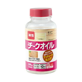 チークオイルA 300ml 木部用 アンティーク仕上げ 油性 塗料 油拭き風 木材保護 高品質 DIY インテリア塗装 家具用 自然仕上げ 自然塗料 環境対応 簡単塗装 内装用 高透明度 木部仕上げ 木材専用 室内塗装 DIY塗装 美しい仕上がり 家具 建具 木工品