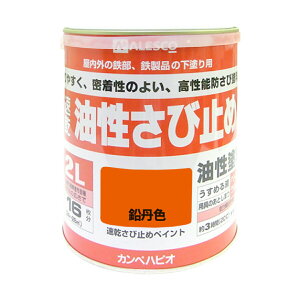 速乾さび止めペイント 2L 速乾塗料 鉄部錆止め塗料 鉄部用防サビ塗料 さび止め塗料 防サビ効果 鉄部密着塗料 上塗り性能向上 つや消し塗料 鉄部用塗料 防錆塗料 塗装効率UP 金属塗装 家庭用