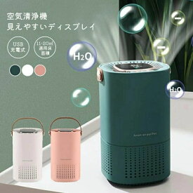 空気清浄 花粉 HEPAフィルター 小型 脱臭 省エネ コードレス USB 充電式 ほこり 除去 浄化 清浄 きれいに