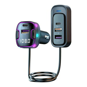 ���A�V�[�g�[�d�Ή� 12V-24V�ԑΉ� �d������ 5�|�[�g���� ���F�ϊ����C�g LED�f�W�^���\�� Bluetooth5.3 QC3.0�}���[�d �ԍڏ[�d�� USB�������Ή� �n���Y�t���[�ʘb ���y�Đ�