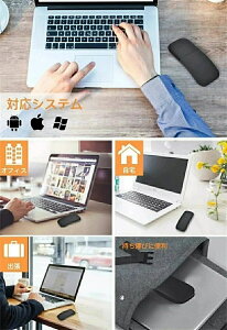 ���C�����X �}�E�X Bluetooth ���� �É� ���^ �����^�ѕ֗� iPad/Mac/Windows/Surface/Microsoft Pro�ɑΉ� �u���[