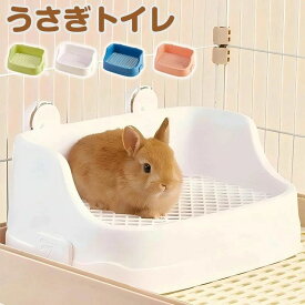 ホワイト トイレ グリ ウサギ うさぎ用トイレタリー用品 掃除 うさぎ用 掃除しやすい 四角ラビレット うさぎ用品 うさぎトイレ