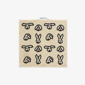 WARMGREYTAIL 韓国ブランド　ウォームグレーテイル　Bunny Bunny ハンドタオル - CREAM