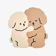 mill and moi ミルアンドモイ マウスパッド - Hug Poodle
