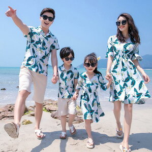 親子 ペアルック 花柄 ワンピース アロハシャツ ショートパンツ ペアtシャツ 親子ペア ハワイ 旅行 リンクコーデ 夏服 リゾート カップル ペア ママ 女の子 マキシワンピース パパ 男の子 パ