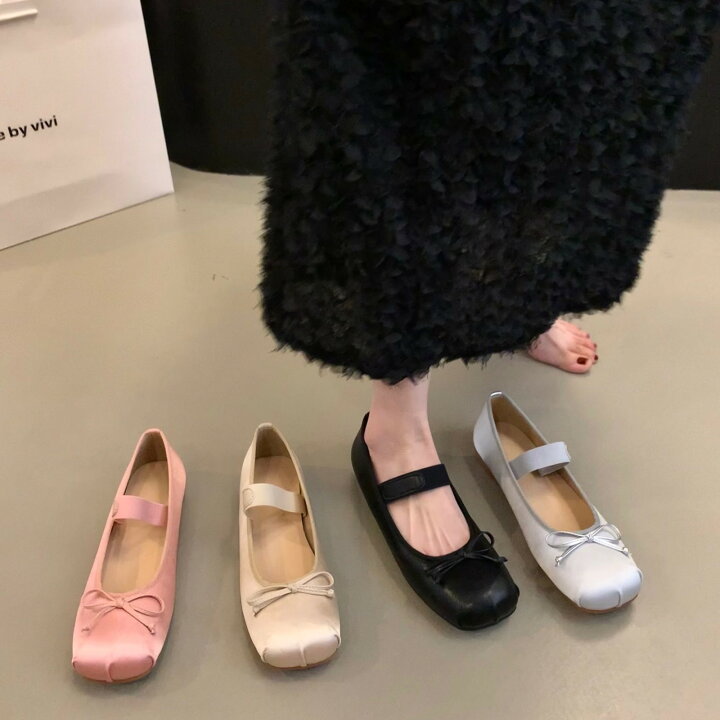 楽天市場】メリージェーン バレエ バレエシューズ パンプス フラット 
