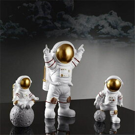 宇宙飛行士宇宙飛行士像、プラスチック樹脂宇宙飛行士モデル、キッズボーイズルームのインテリア宇宙誕生日ギフト