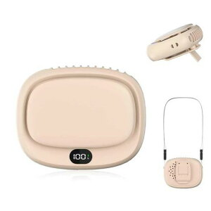 首掛け扇風機ネックファン腰掛け扇風機ベルトファン【1台4役】携帯扇風機首掛け/手持ち/腰掛け/卓上LED残量表示超軽量超強風5段階調節ハンディ小型TYPE-C5V/1A急速充電ポータブル