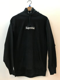 SUPREME　シュプリーム　box logo hooded sweatshirt　コットン　サイズXL　ブラック／トップス【中古】[☆3]