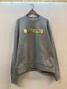 MONCLER　モンクレール　I20918G00012 フロントロゴスウェット　グレー　メンズ トップス　XLサイズ　トルコ製　コッ…