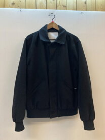 POP TRADING COMPANY　ポップトレーディングカンパニー　MIFFY　ミッフィー　バルーン ブルゾン　ブラック　メンズ　アウター　Lサイズ　ポリエステル　ウール　中国製／アウター【中古】[☆2]