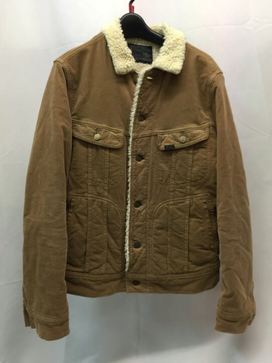 楽天市場】【LEE】 リー コーデュロイボアジャケット サイズL ベージュ 