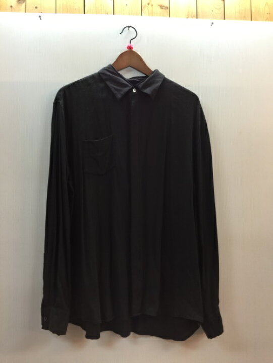 楽天市場】UNDERCOVER アンダーカバー 長袖 シャツ ブラック 無地  